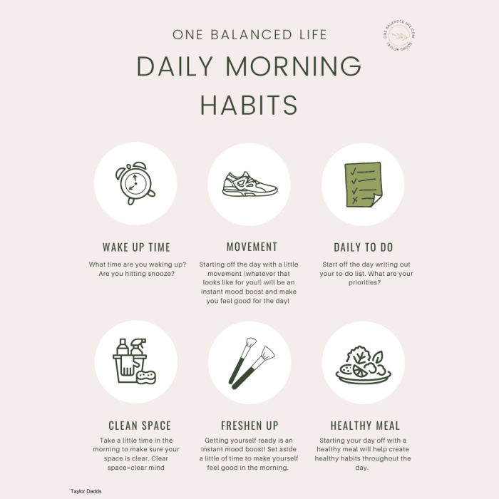How to establish a morning routine for better health
